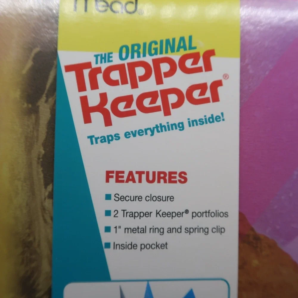 Trapper Keeper Sunset With Palm Trees MEAD 2020 With Folders 80s RETRO Vintage